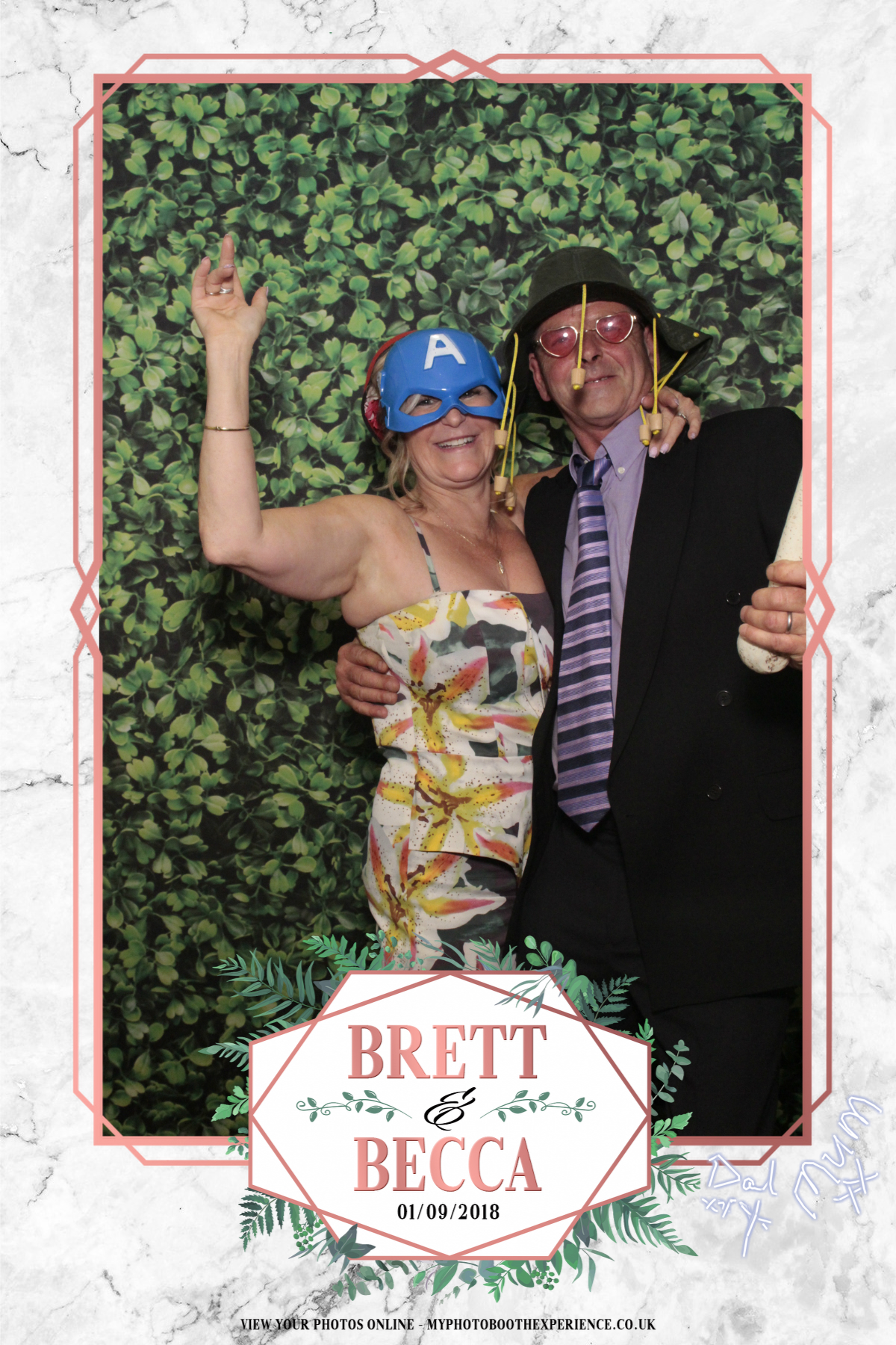 Brett & Becca's Wedding | View more photos from the event at gallery.myphotoboothexperience.co.uk/u/MyPhotoBoothExperienceLtd/Brett-Beccas-Wedding